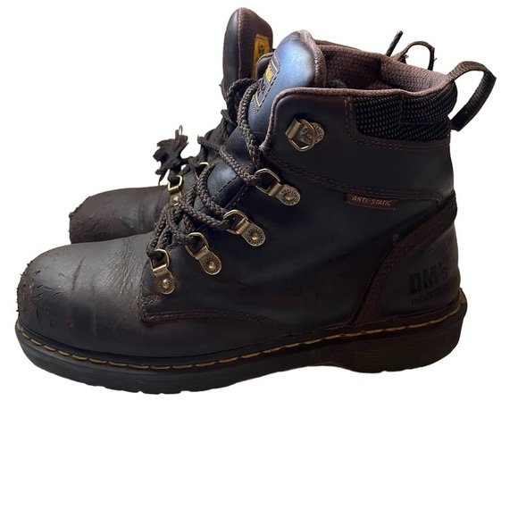 Dr Martens High Top Steel Toe Imperfections Boots Sz 10 main image 9